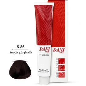 رنگ مو سری شاه بلوطی حجم 100 میل دنی وان شاه بلوطی روشن5/86